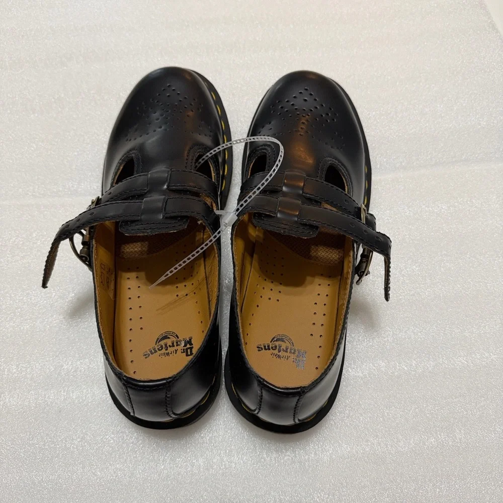 Dr. Martens 8065 II Mary Jane Black Leather Shoes 9 NWT - Picture 9 of 12